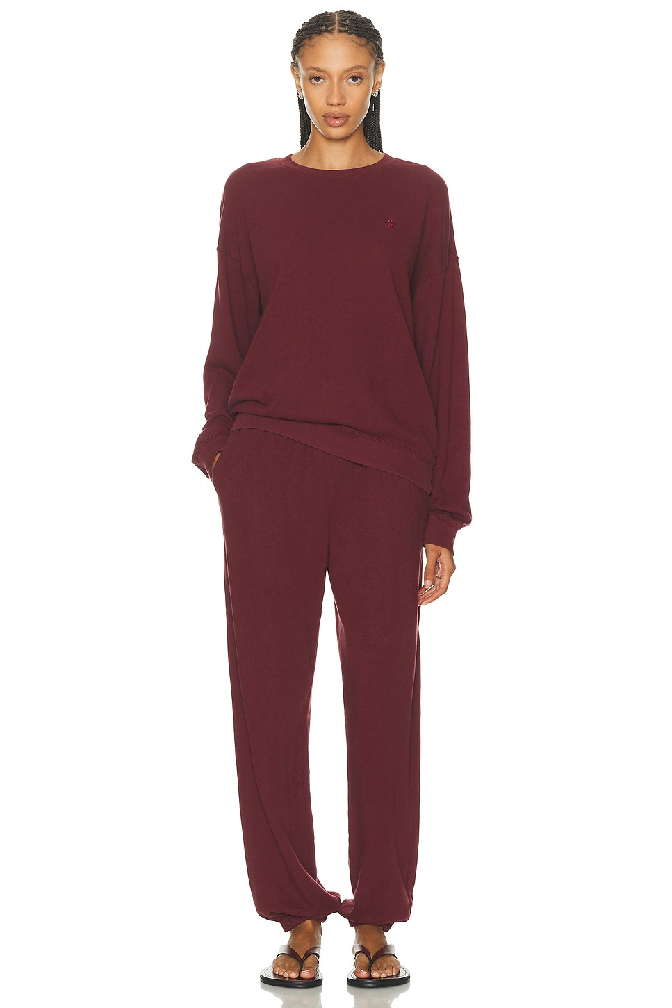 Boyfriend Lightweight French Terry Pocket Sweatpant - 5