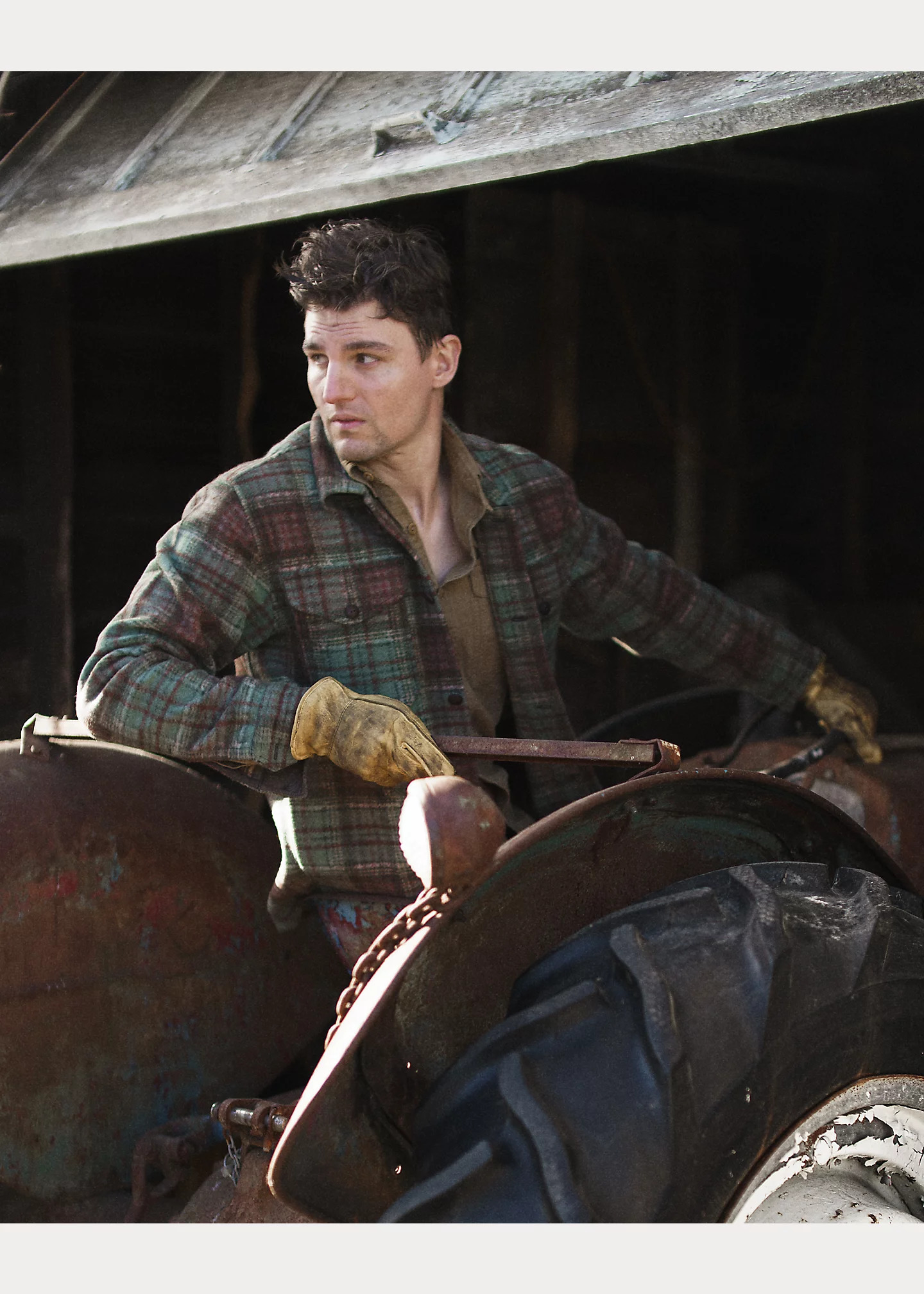Plaid Wool-Blend Workshirt - 6