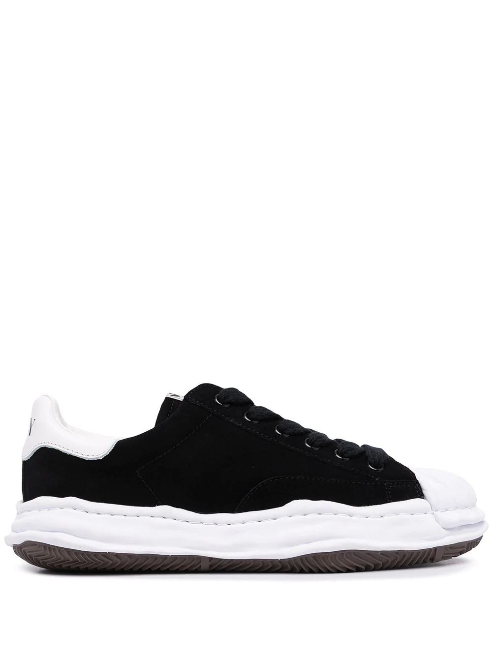 chunky-sole low top sneakers - 1