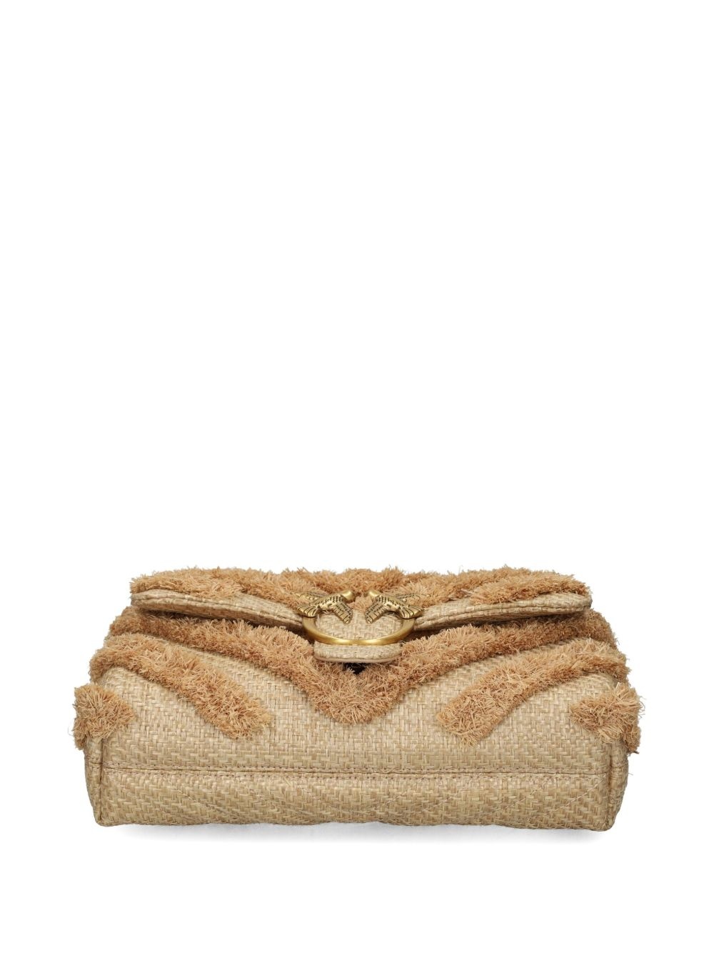 fringed chevron shoulder bag - 5