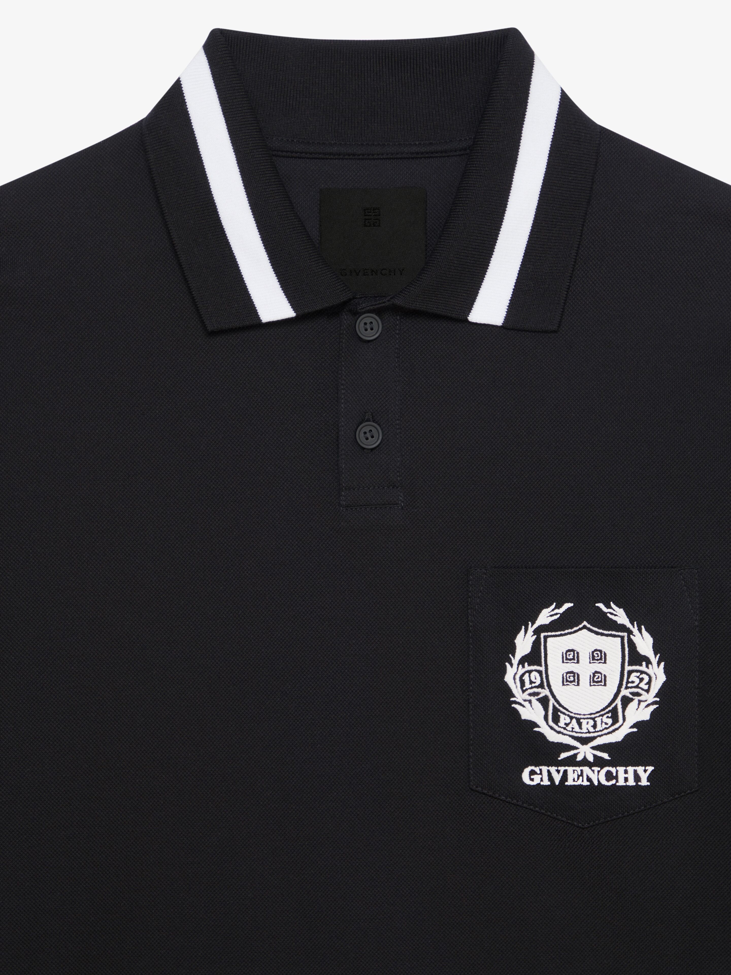 GIVENCHY CREST POLO SHIRT IN COTTON - 5