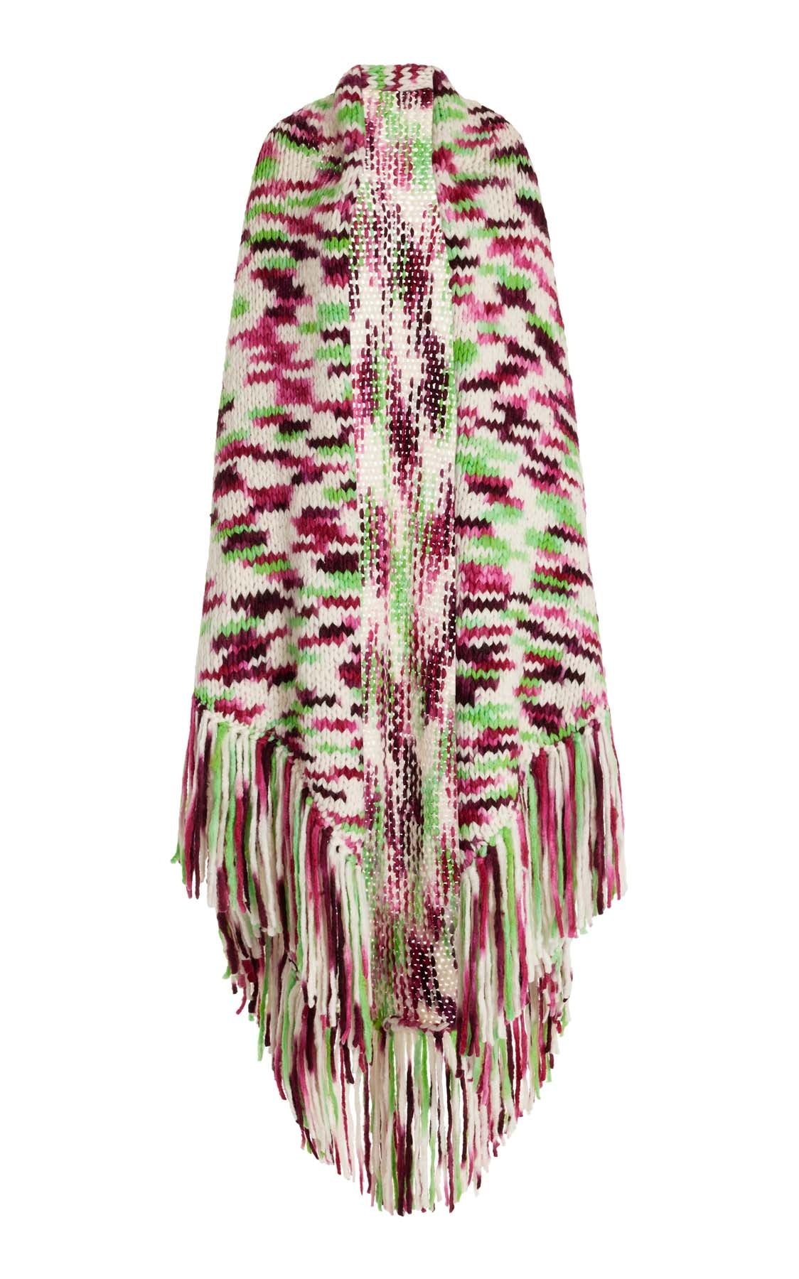 Lauren Space Dye Wrap in Jewel Multi Welfat Cashmere - 1