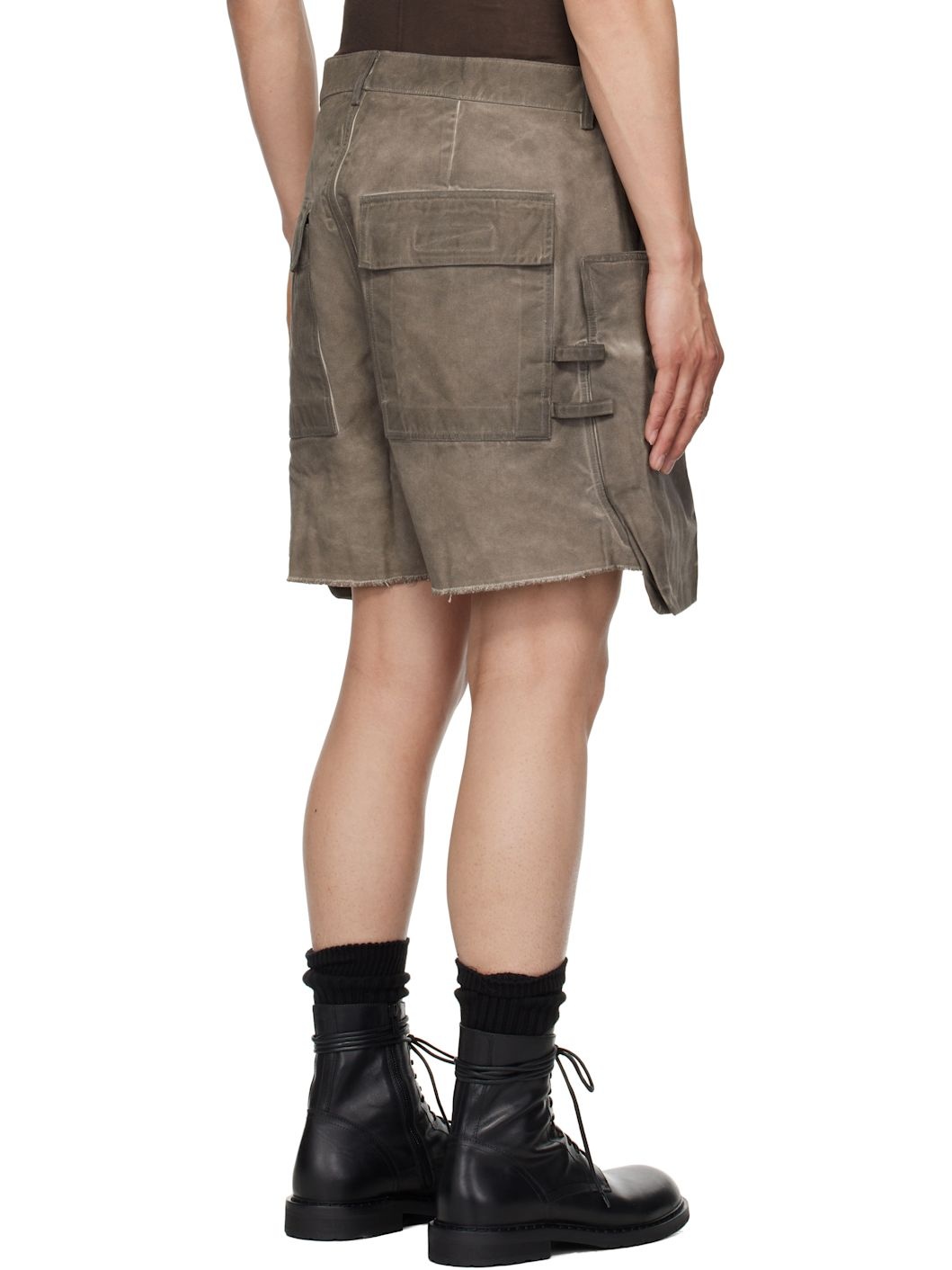 Gray Hollywood Stefan Cargo Shorts - 3