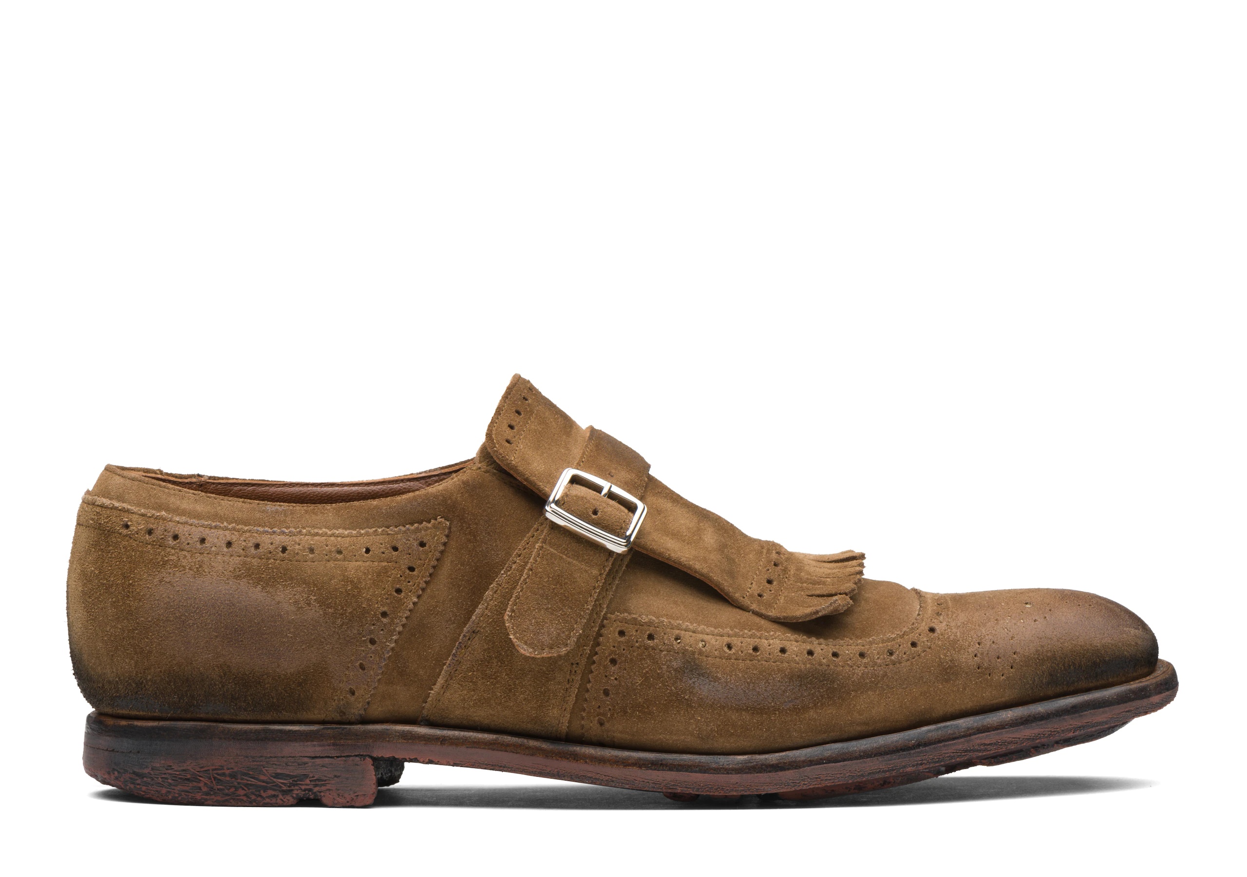 Shanghai
Vintage Suede Buckle Loafer Sigar - 1