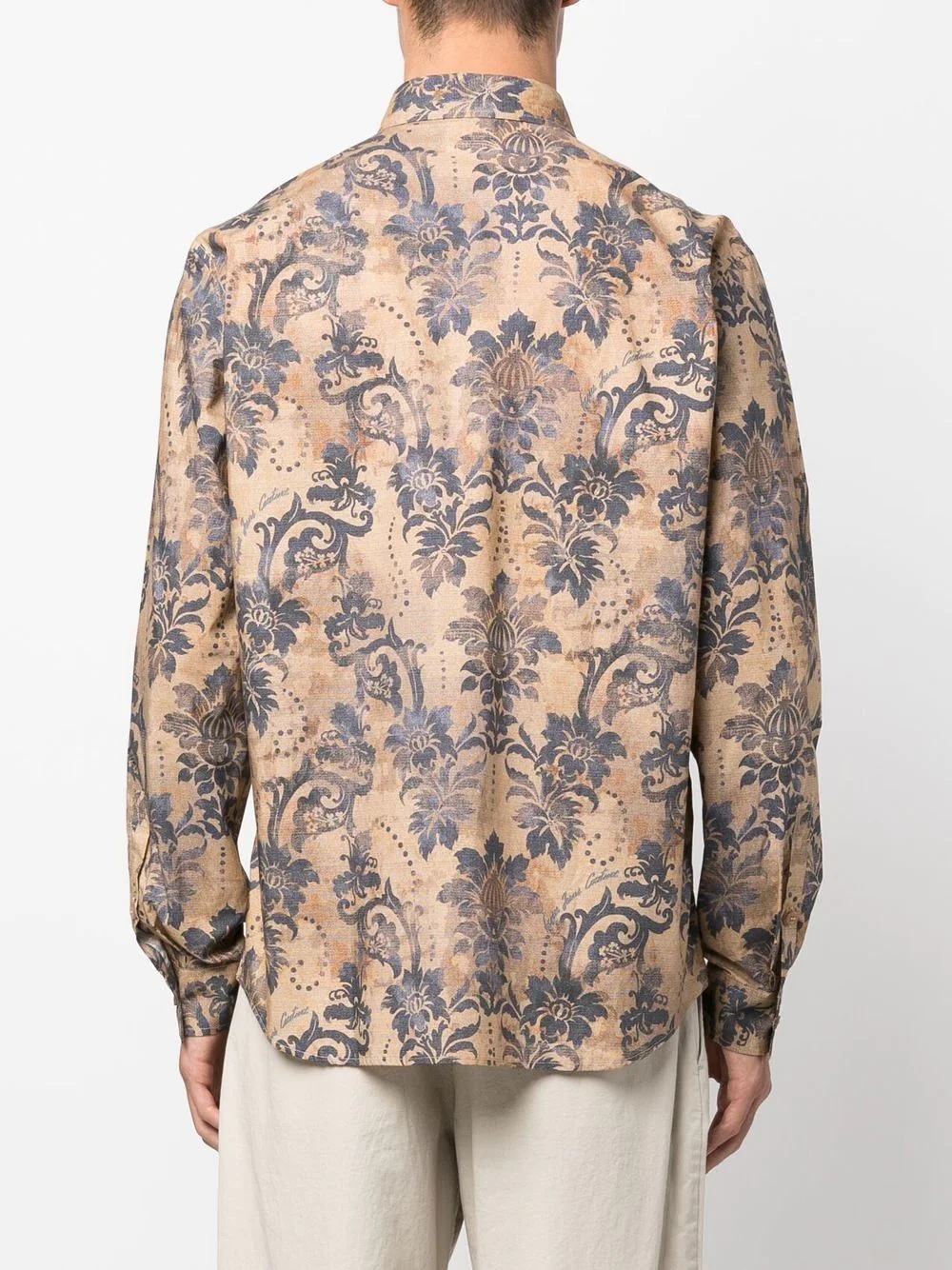 graphic-print long-sleeve shirt - 4