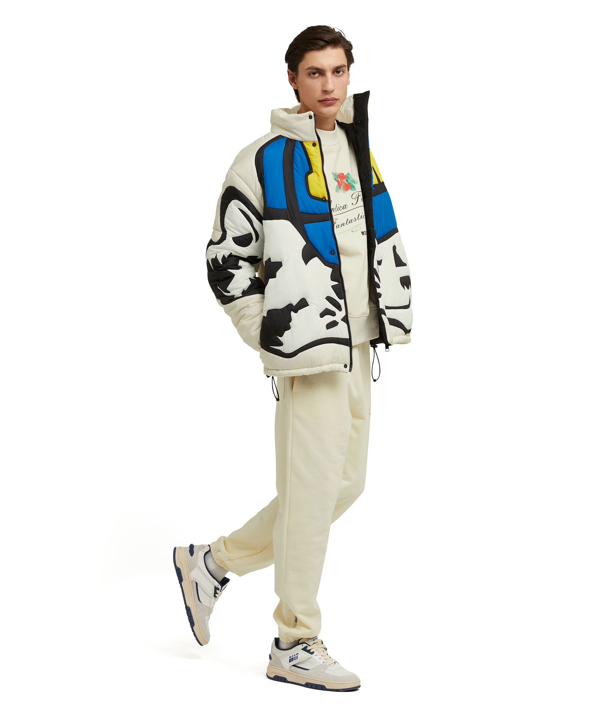 Organic cotton crewneck sweatshirt from the MSGM Fantastic Green Capsule - 5