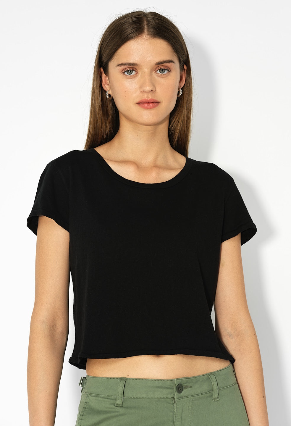 JERSEY CROPPED TEE - 1