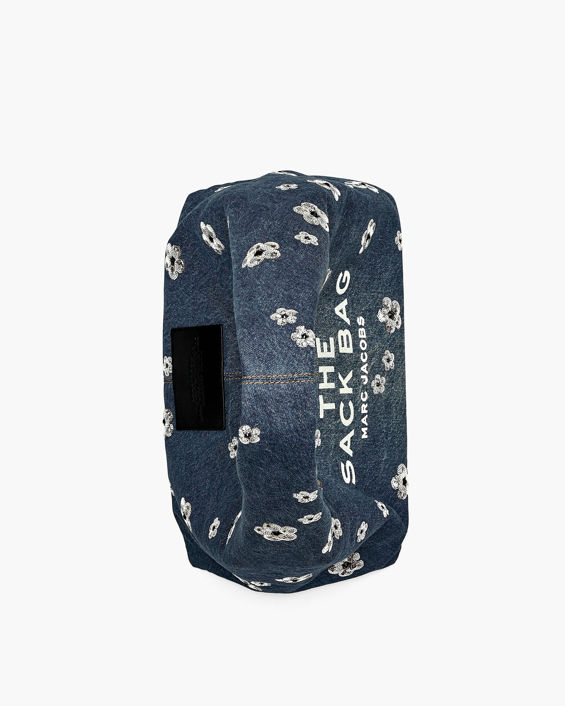 THE SEQUIN DAISY DENIM SACK BAG - 7