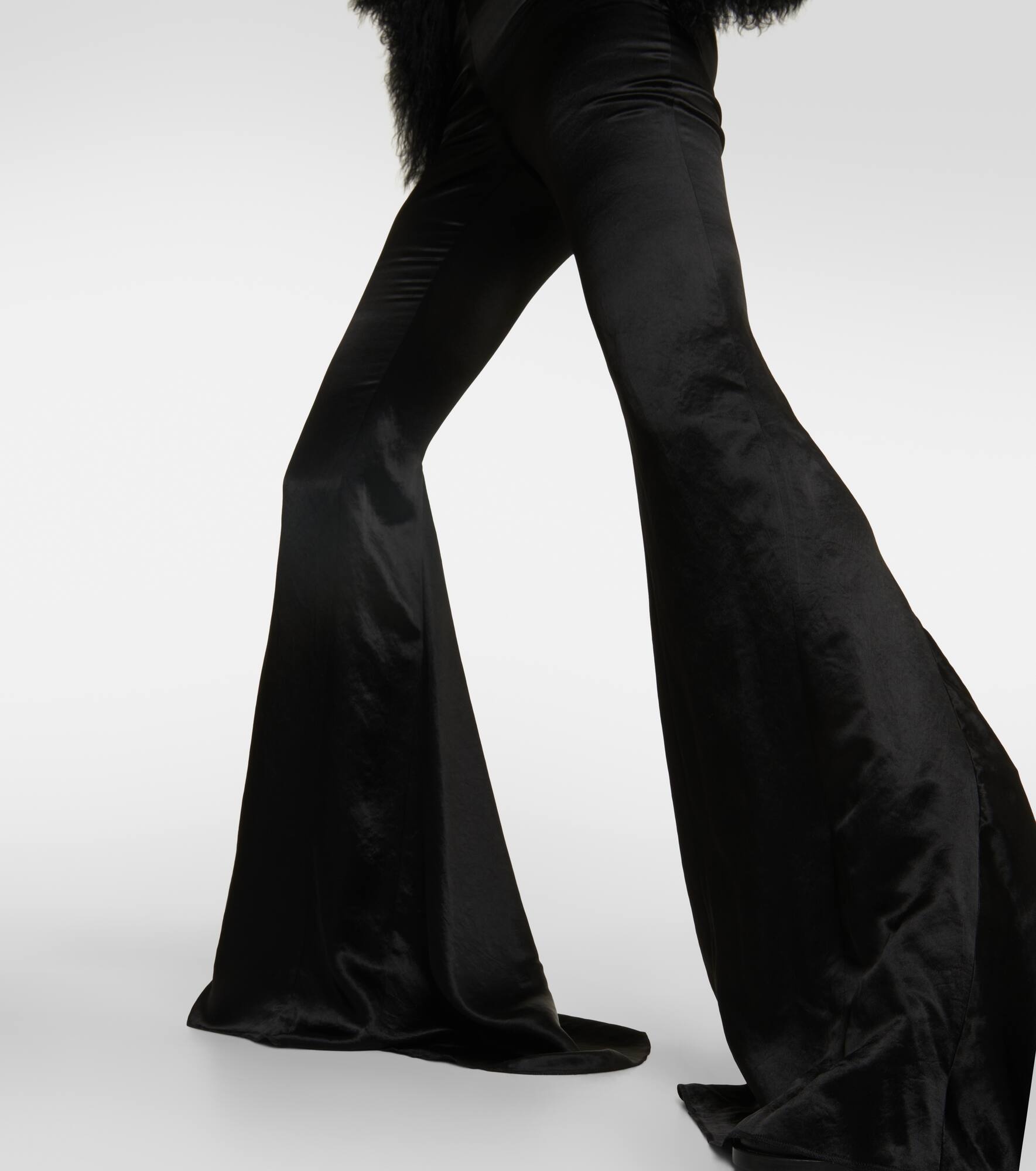 Low-rise flared pants - 5