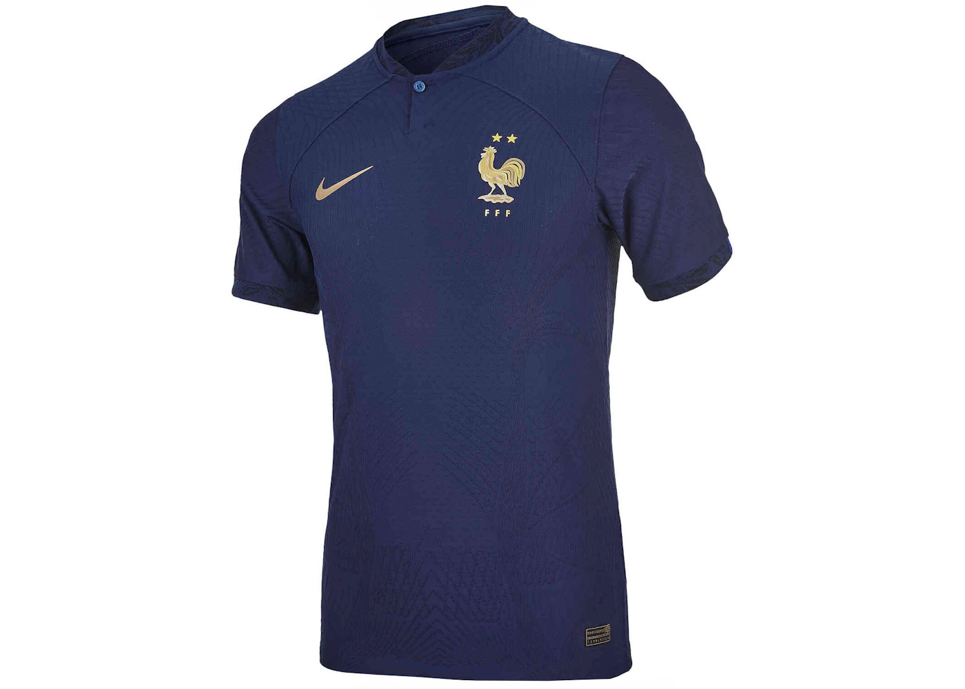 Nike FFF 2022/23 Match Home ADV Soccer Jersey Midnight Navy/Metallic Gold - 1