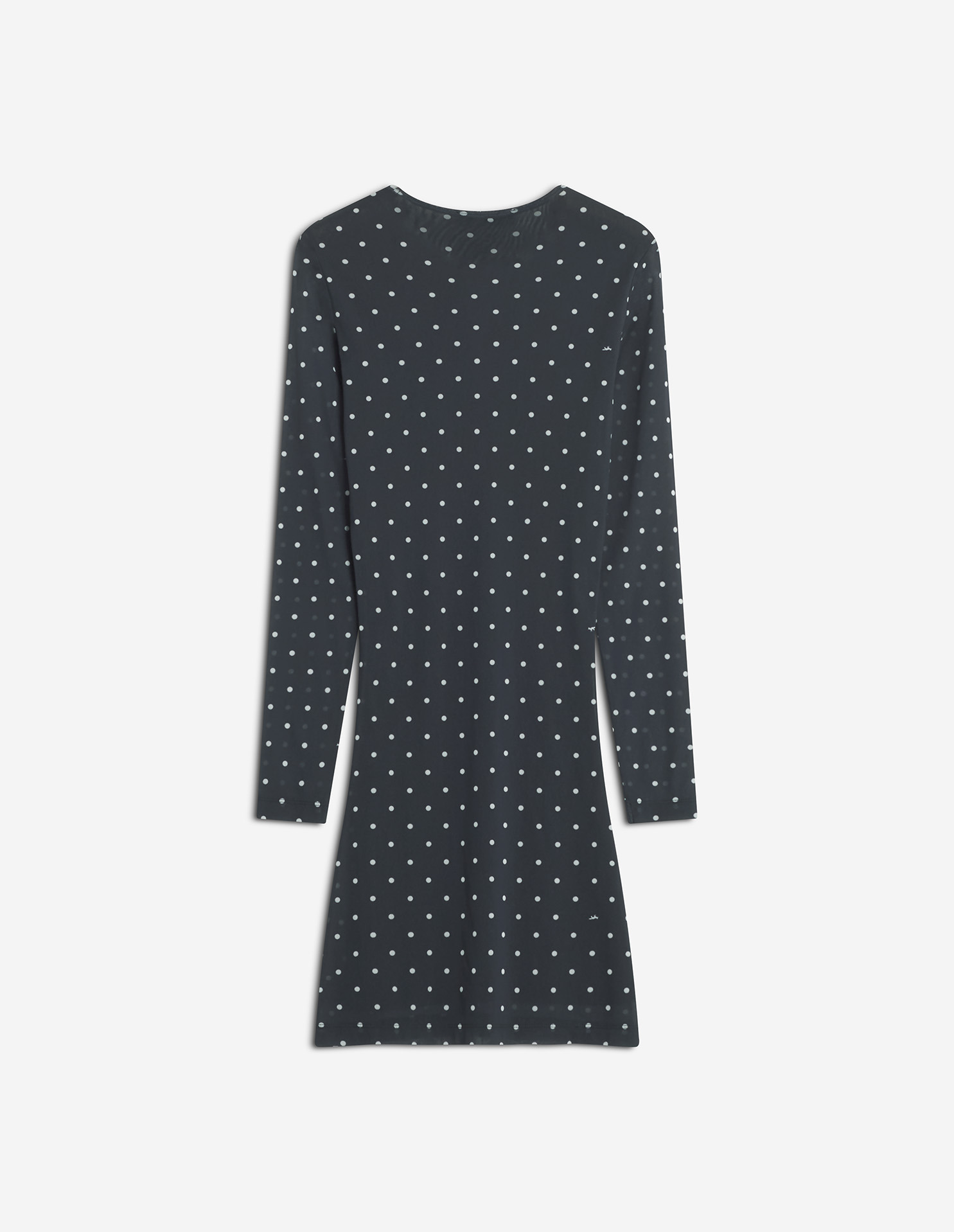 POLKA DOT MESH MINI DRESS - 6