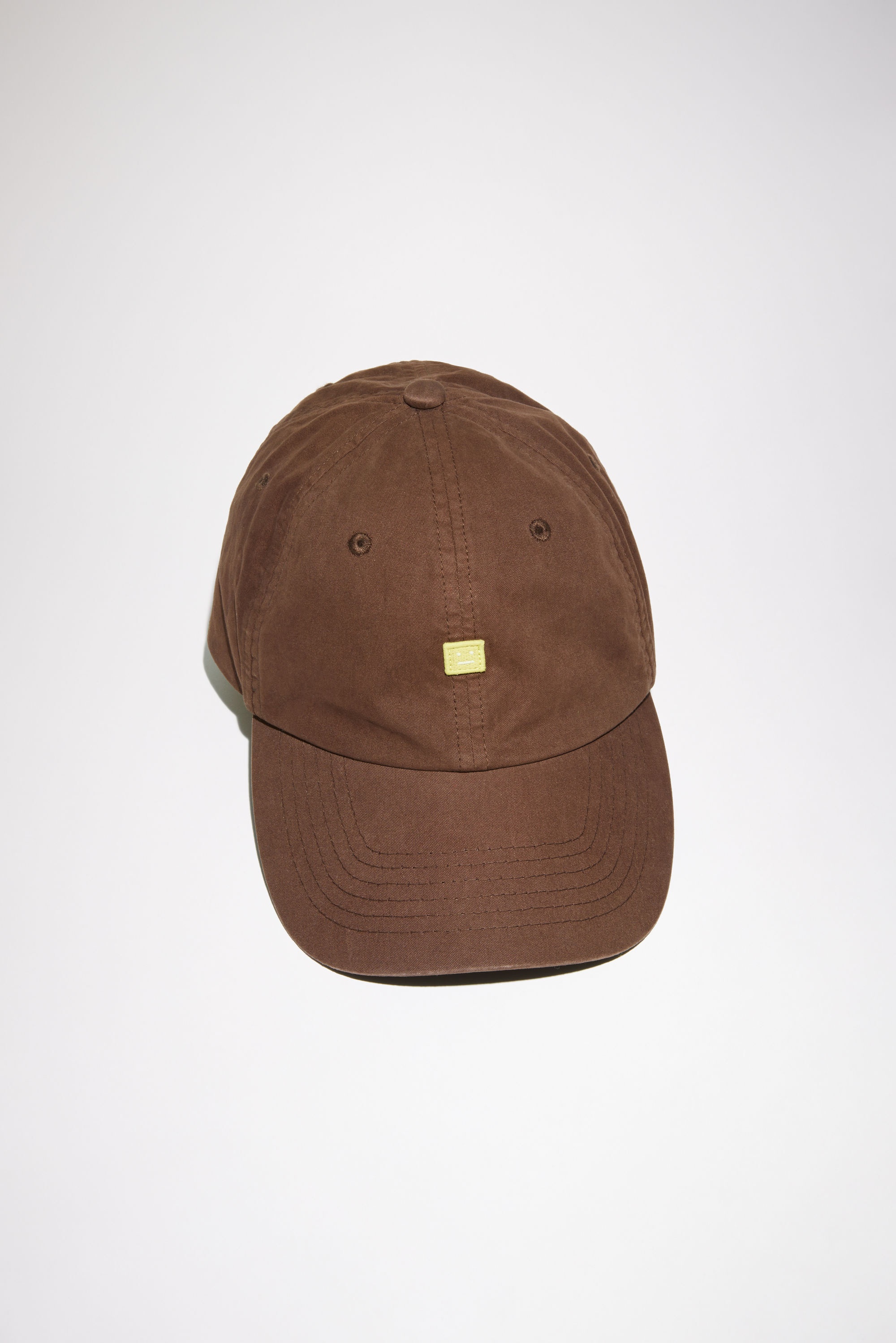 Cotton baseball cap - Brown - 1
