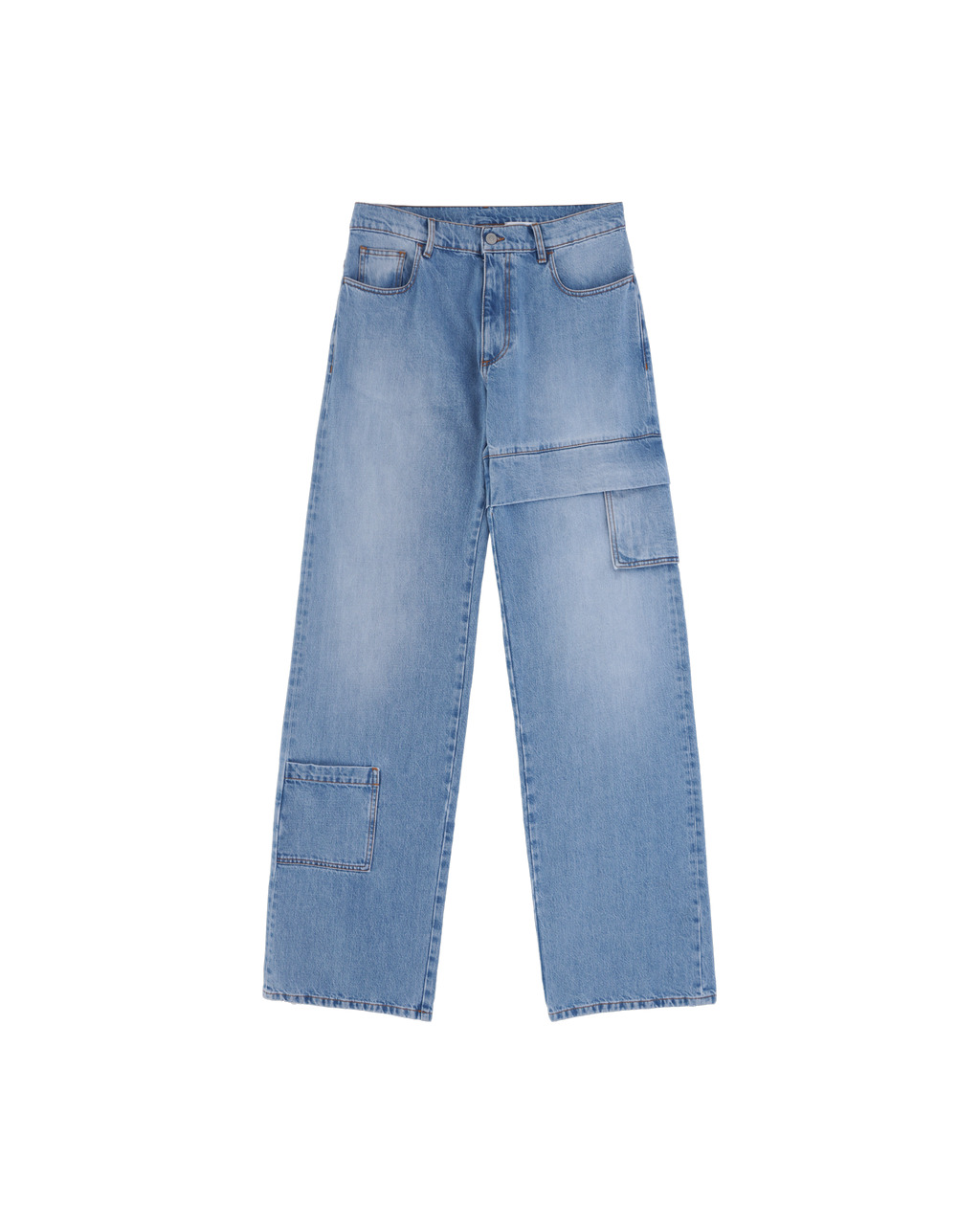 OVERSIZED DENIM CARGO PANT - 1