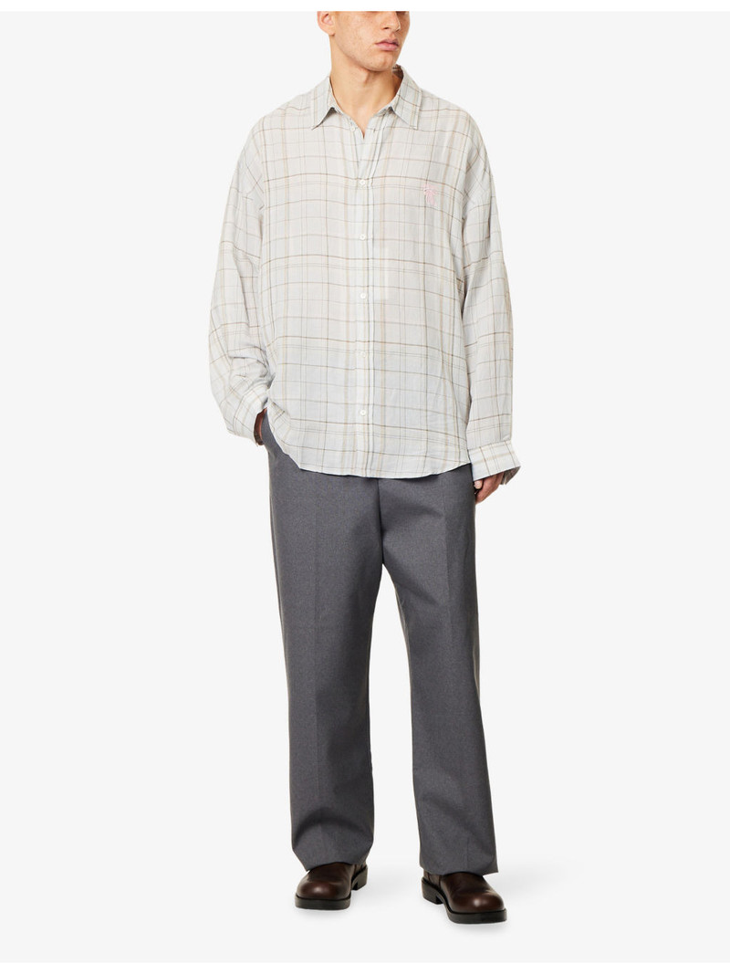 Acne Studios Setar Check-Print Woven Shirt outlook