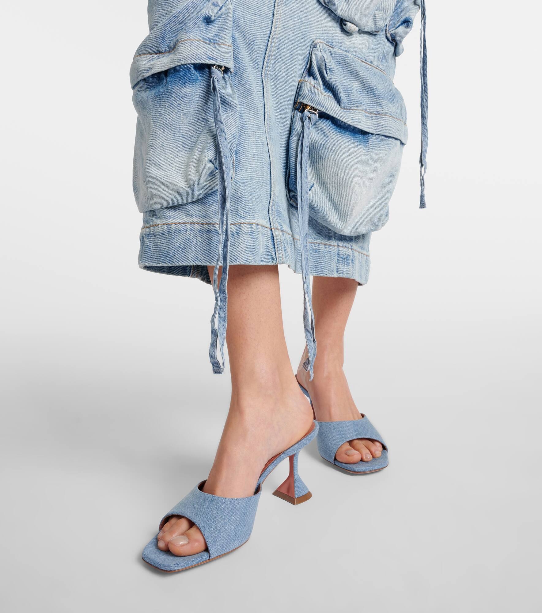 Lupita denim mules - 4