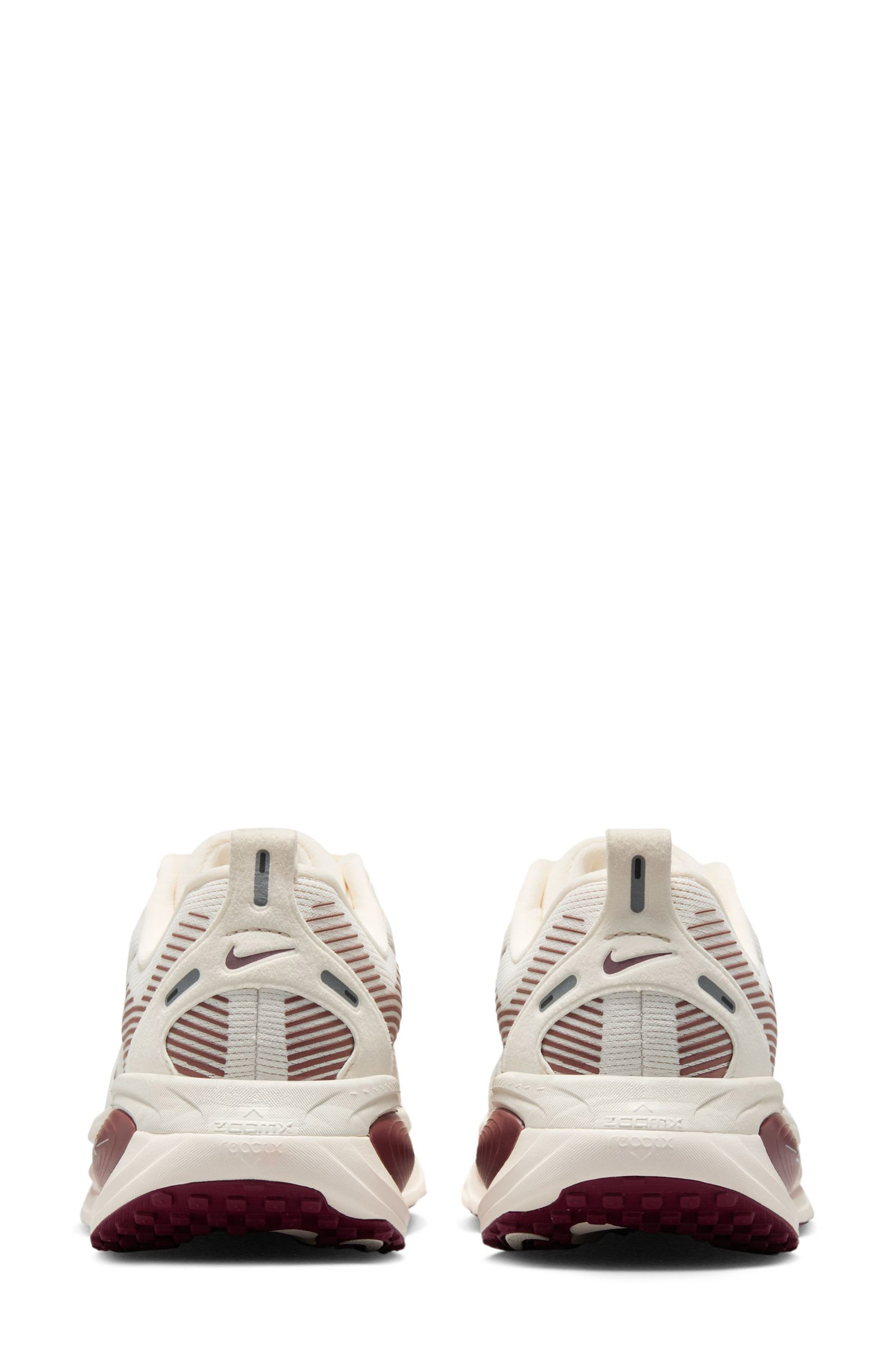 Nike Vomero 18 Running Shoe in Pale Ivory/Dark Red at Nordstrom - 5