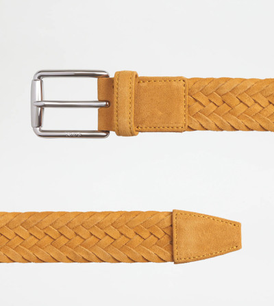 Tod's BELT IN SUEDE - YELLOW outlook