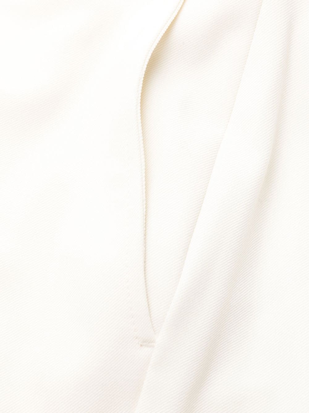 satin-waistband detail trousers - 6