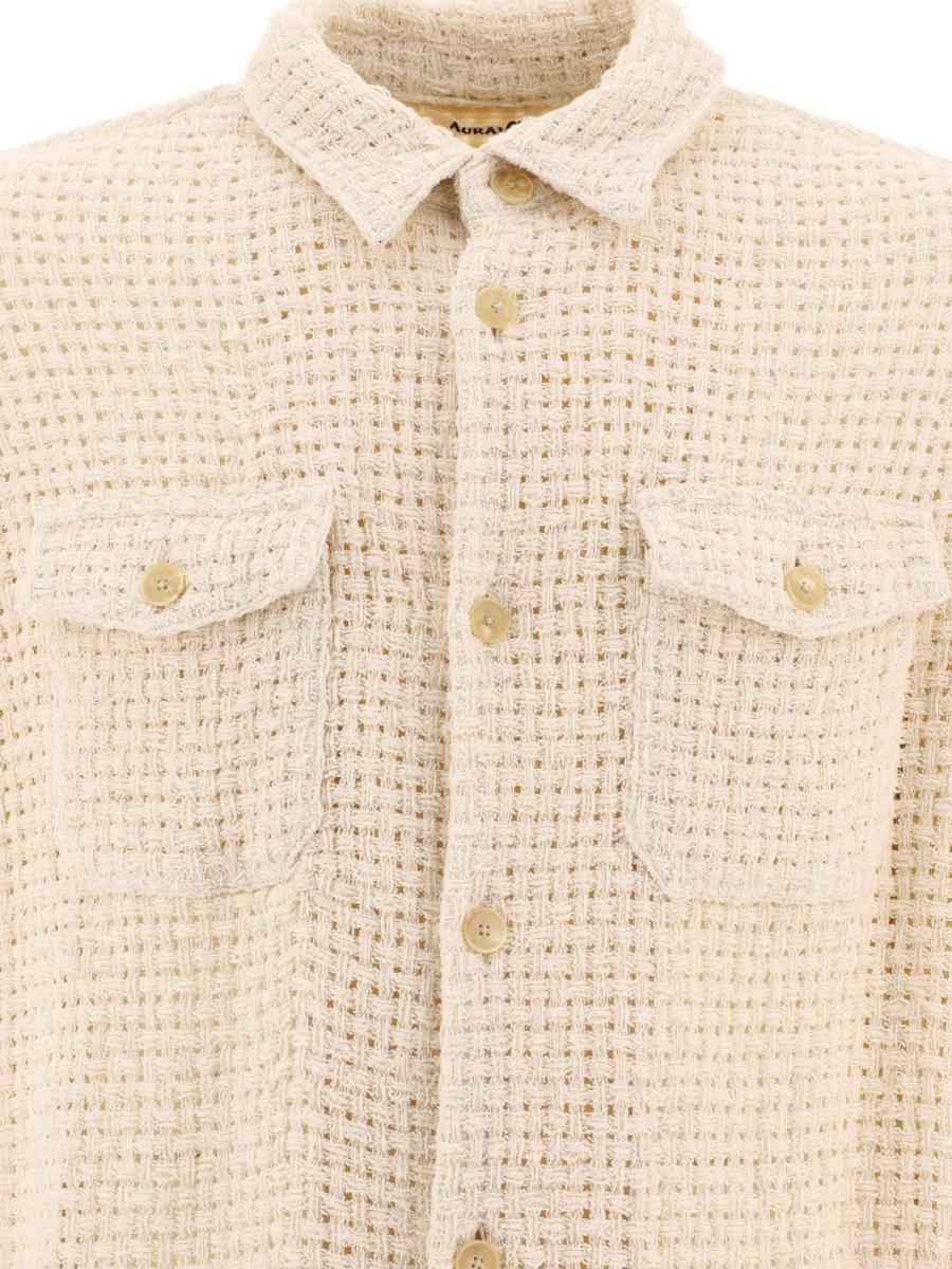 Auralee "Homespun Summer Tweed" Shirt - 3