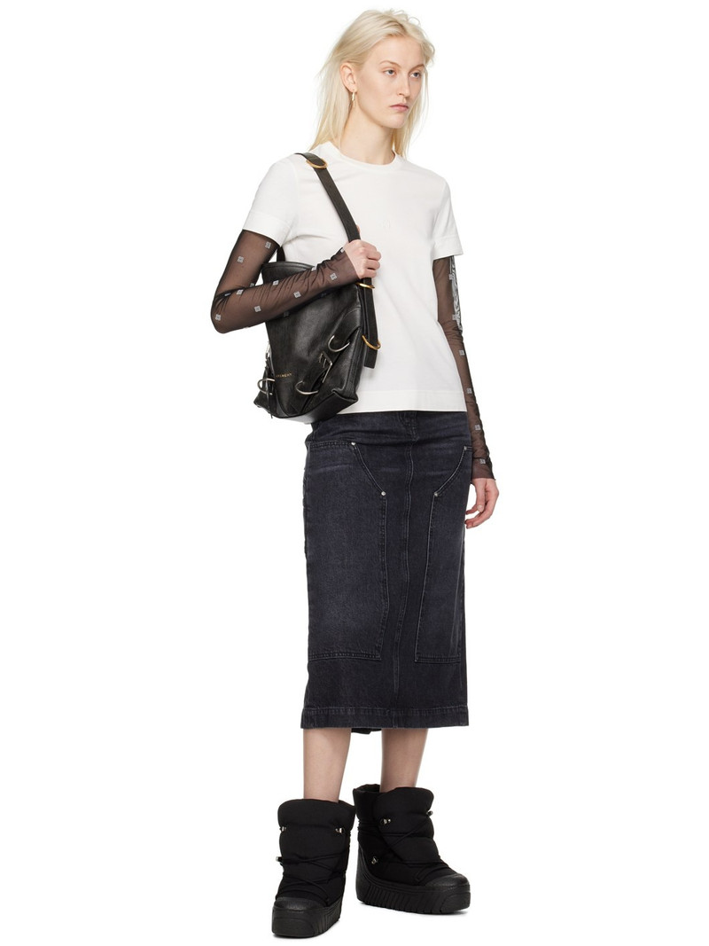 Givenchy White & Black Layered Long Sleeve T-Shirt outlook