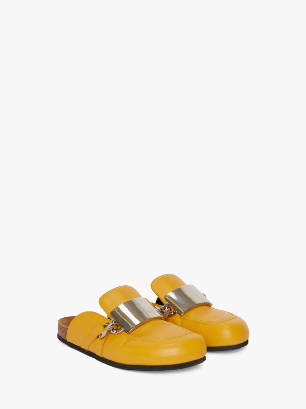 GOURMET CHAIN LOAFER MULES - 3