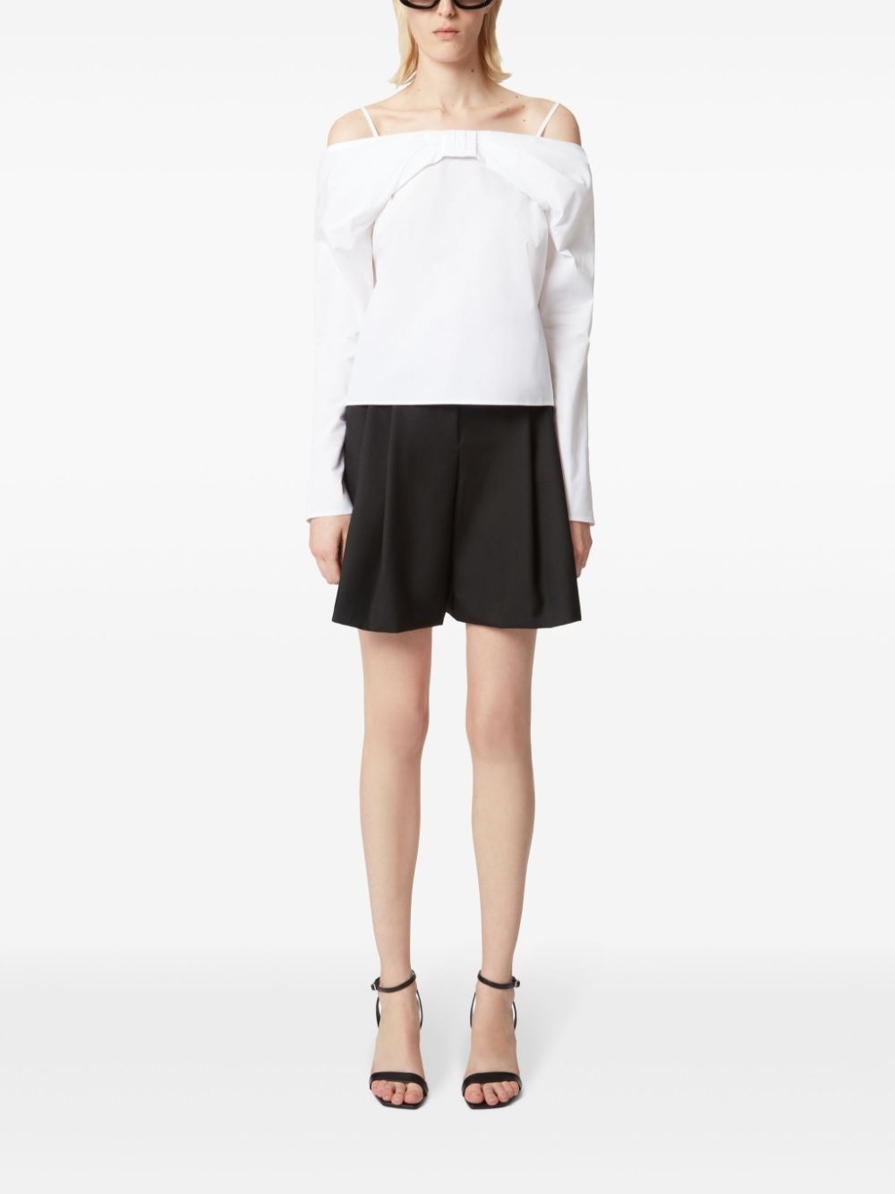 off-shoulder blouse - 2