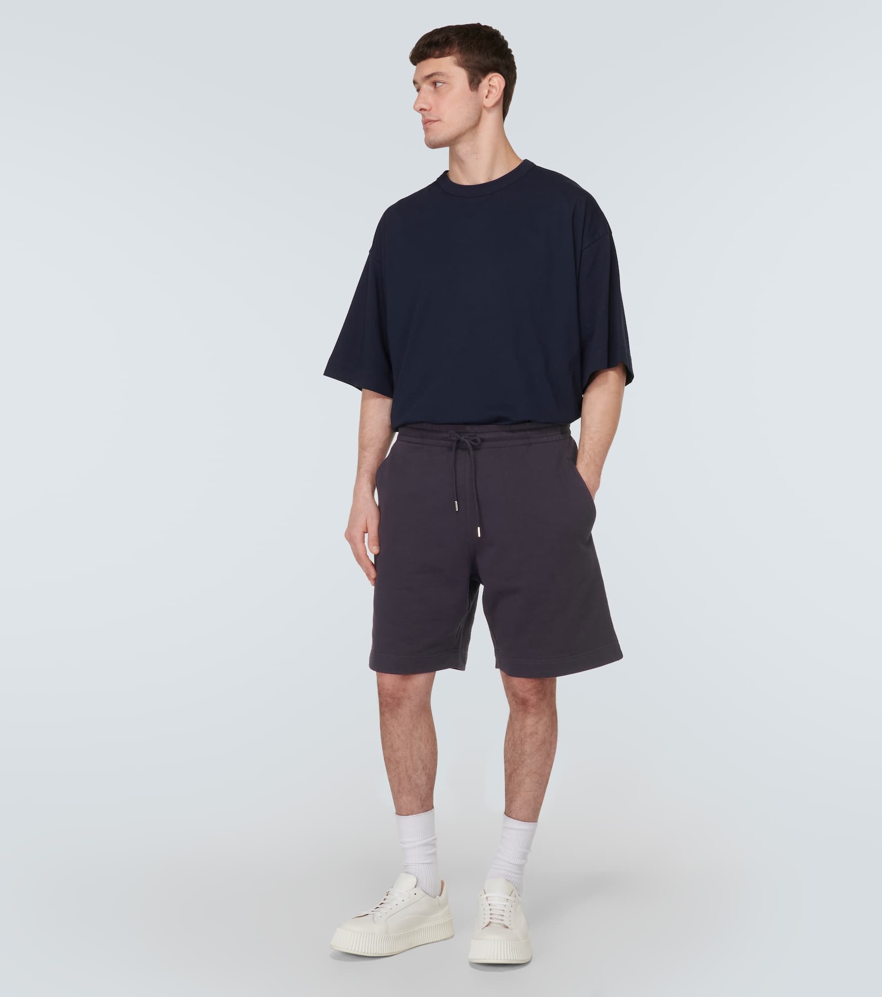 Cotton jersey shorts - 2