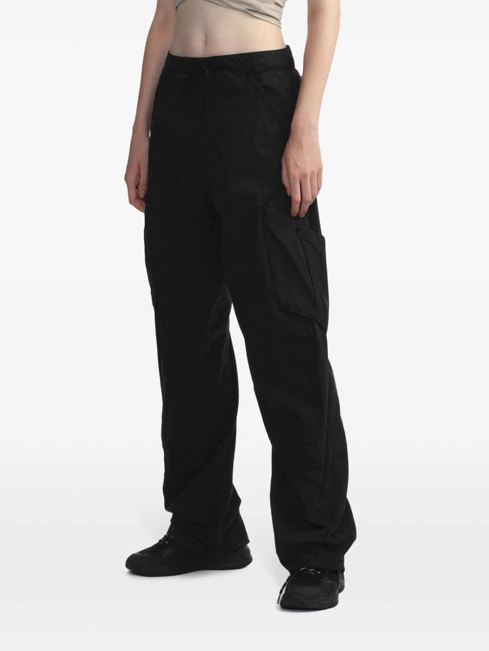 straight-leg cargo trousers - 3