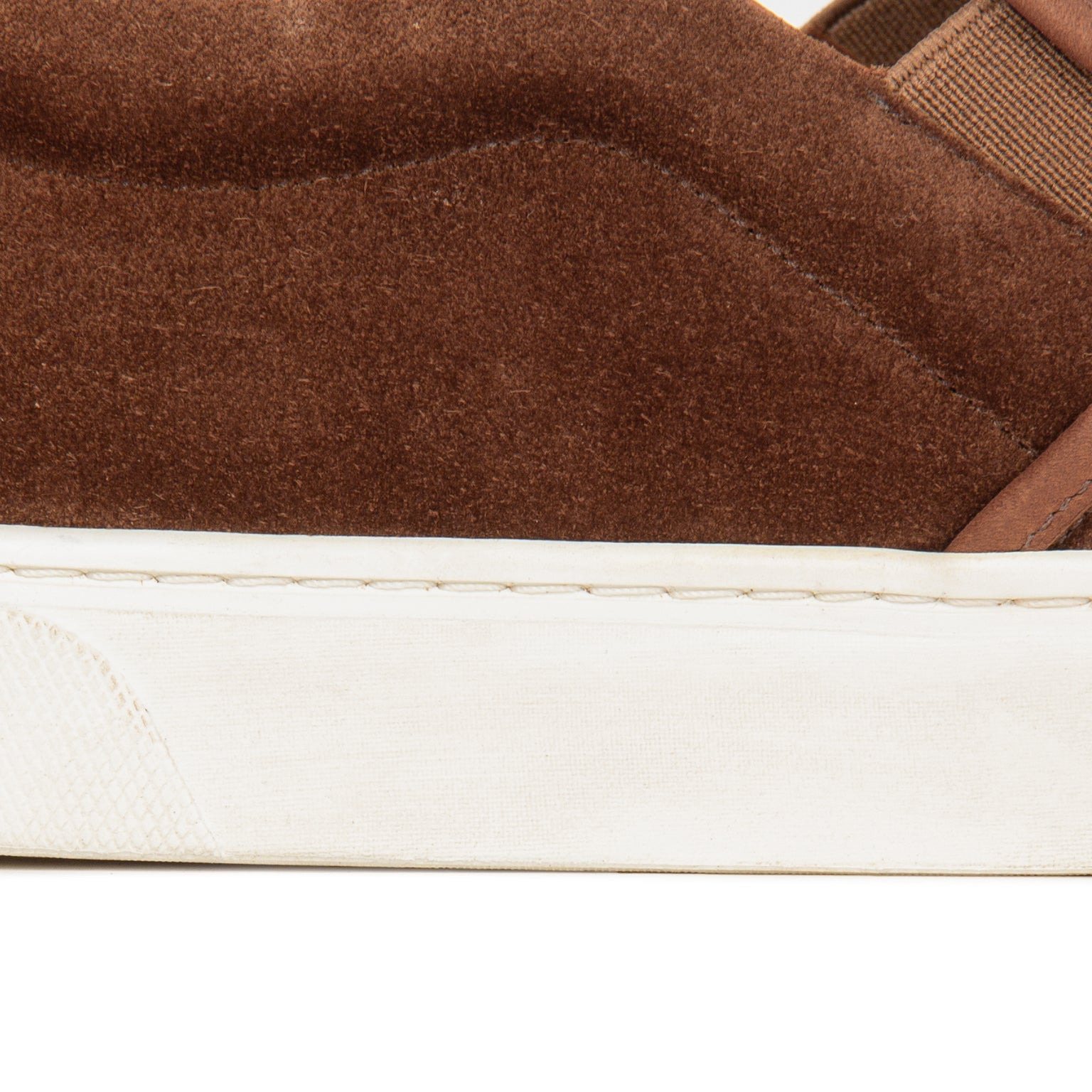 Slip On - Acorn Janus Calf Suede - 5