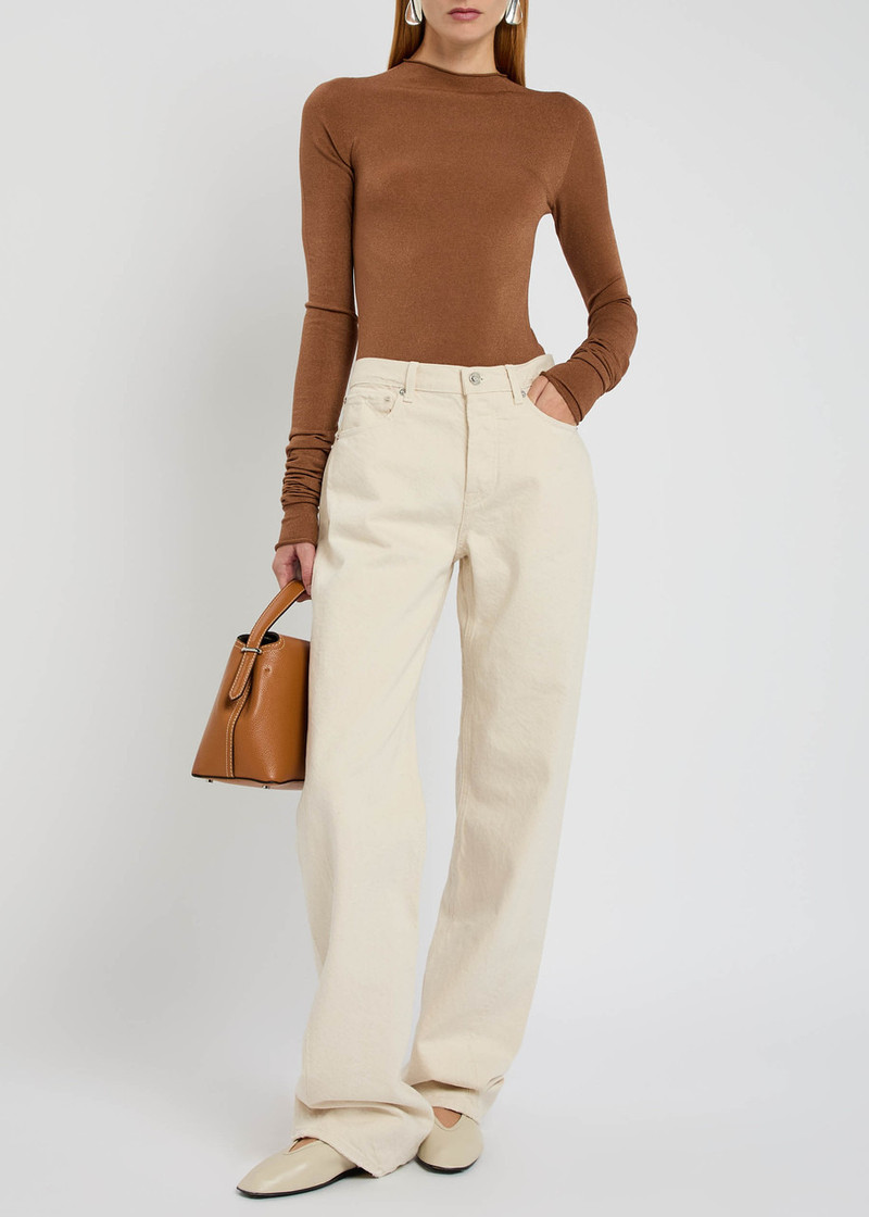 Armarium Sita Roll-trimmed Fine-knit top 4