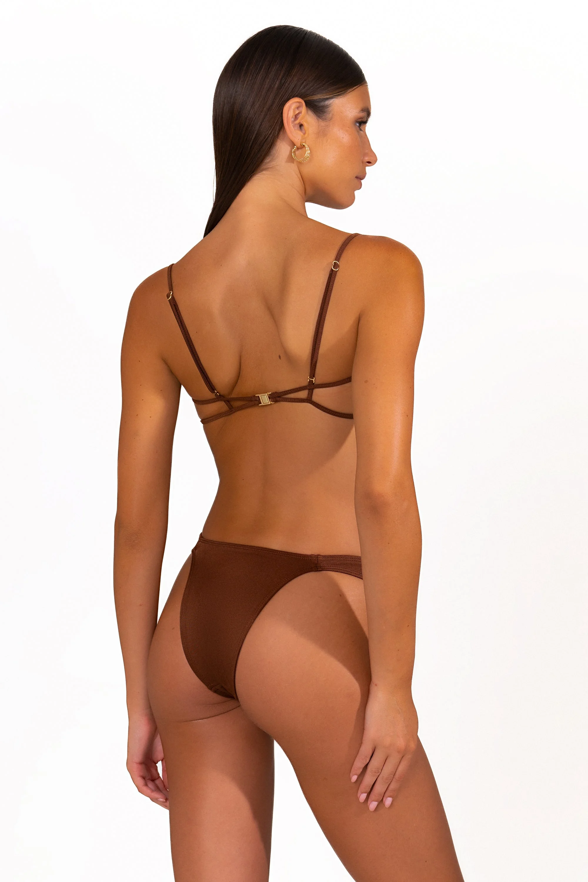 NYRA Chocolate Fondant - Cheeky Bikini Bottoms - 1