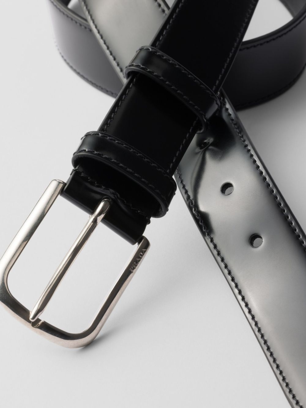 brushed-leather belt - 2