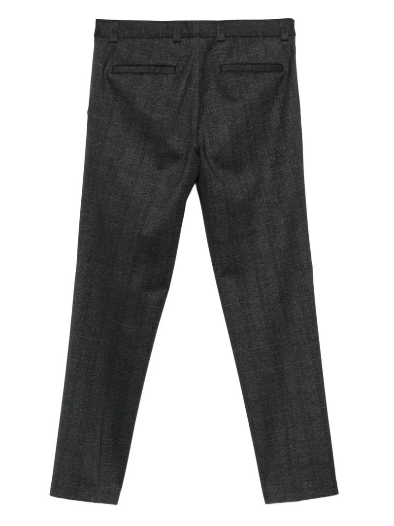 HUGO straight-leg checked trousers outlook