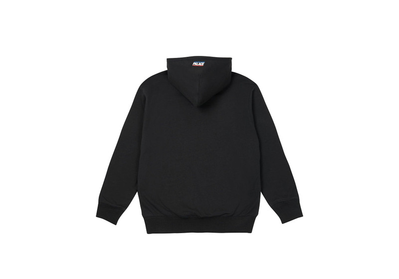 PALACE BASICALLY A HOOD BLACK outlook