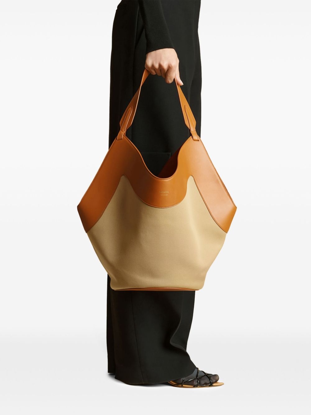 medium Lotus tote bag - 2