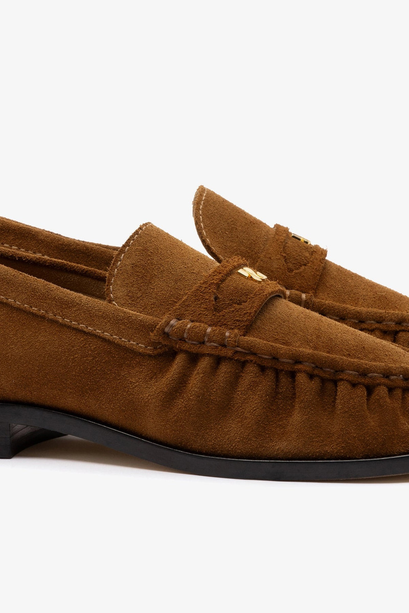 Suki Soft Loafer In Russet Suede 4