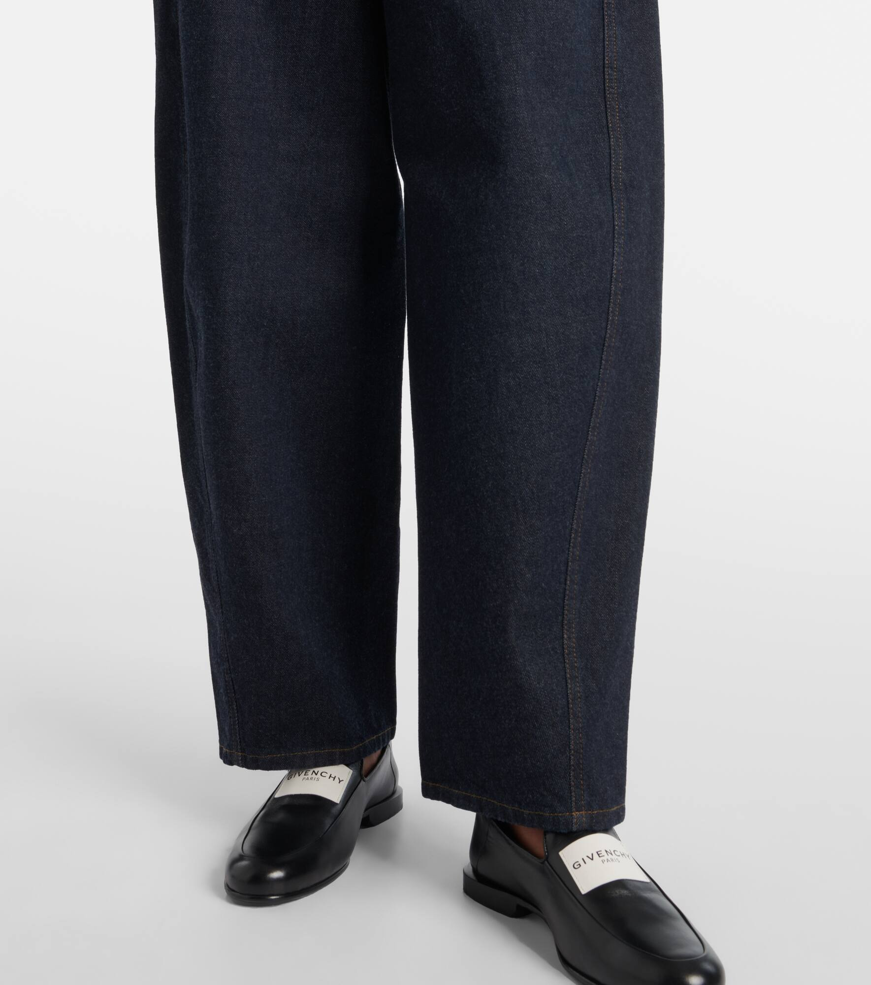 Cocoon high-rise wide-leg jeans - 5