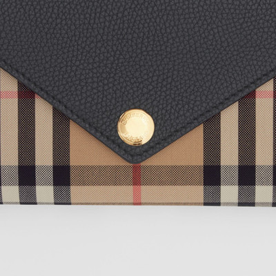 Burberry Vintage Check and Leather Continental Wallet outlook