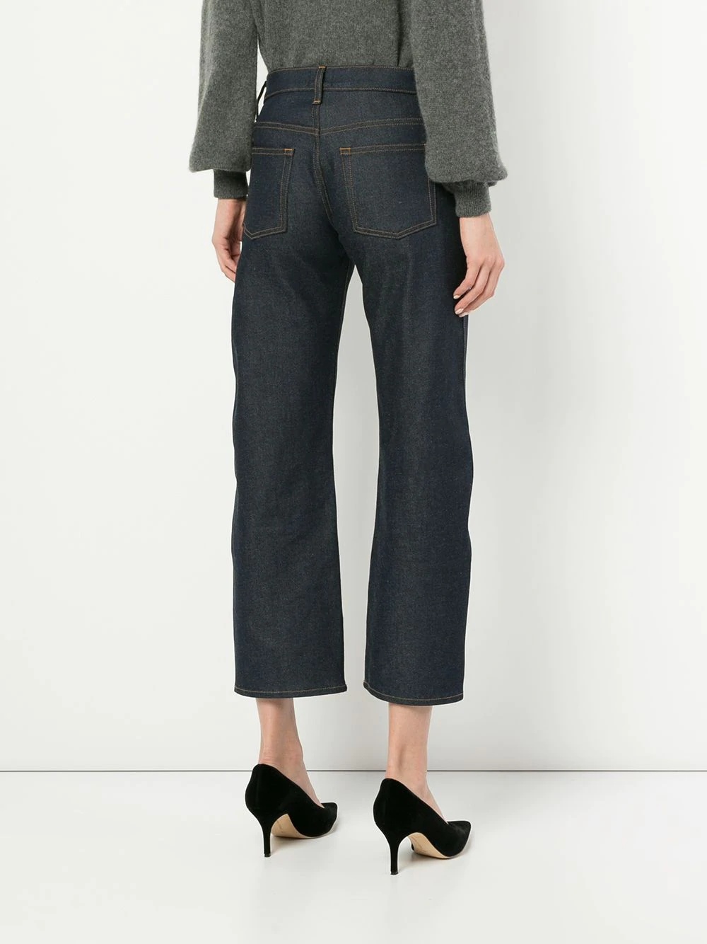 Wendell cropped wide leg jeans - 4