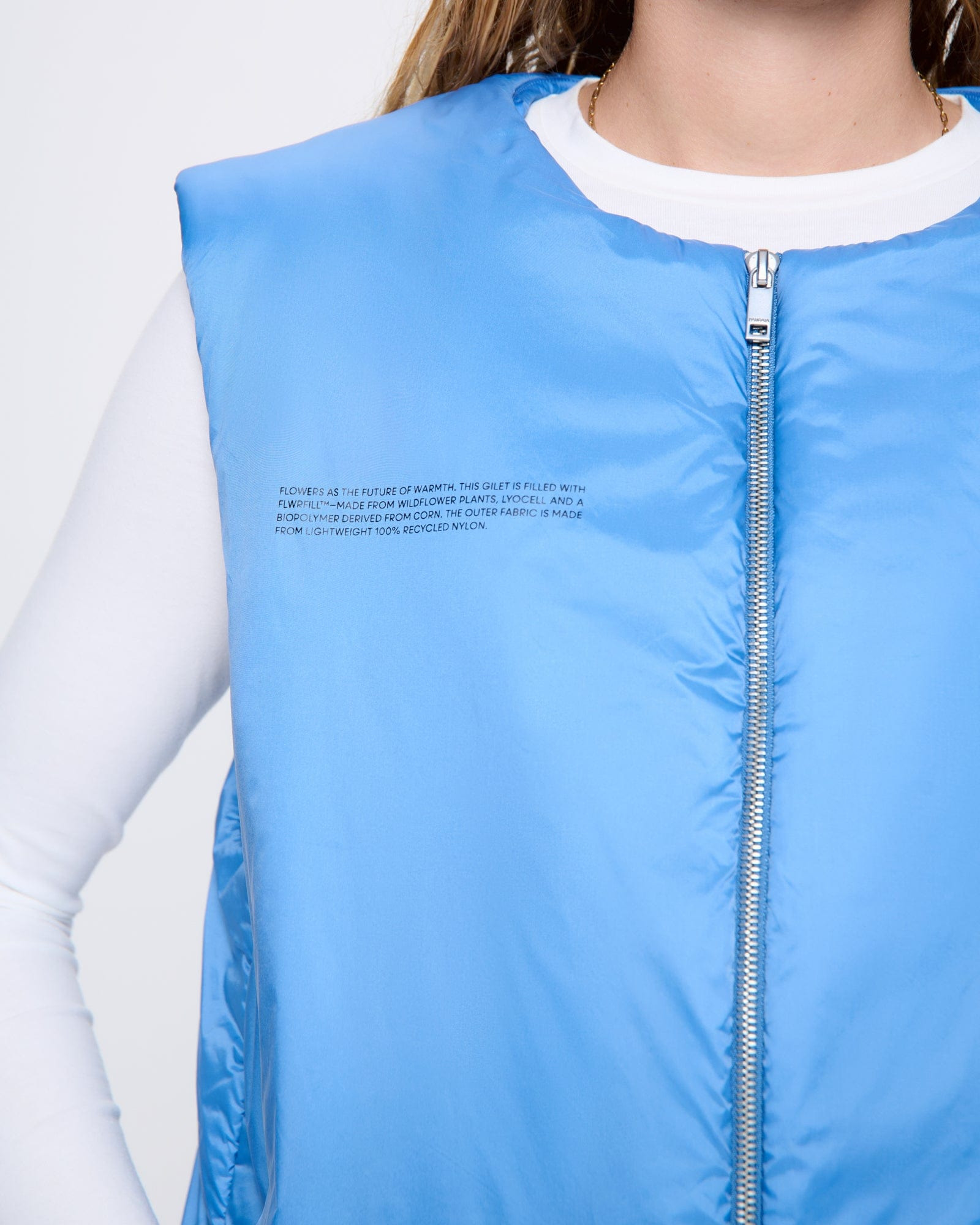 Womens DNA Flower-Warmth Gilet - Summit Blue - 3