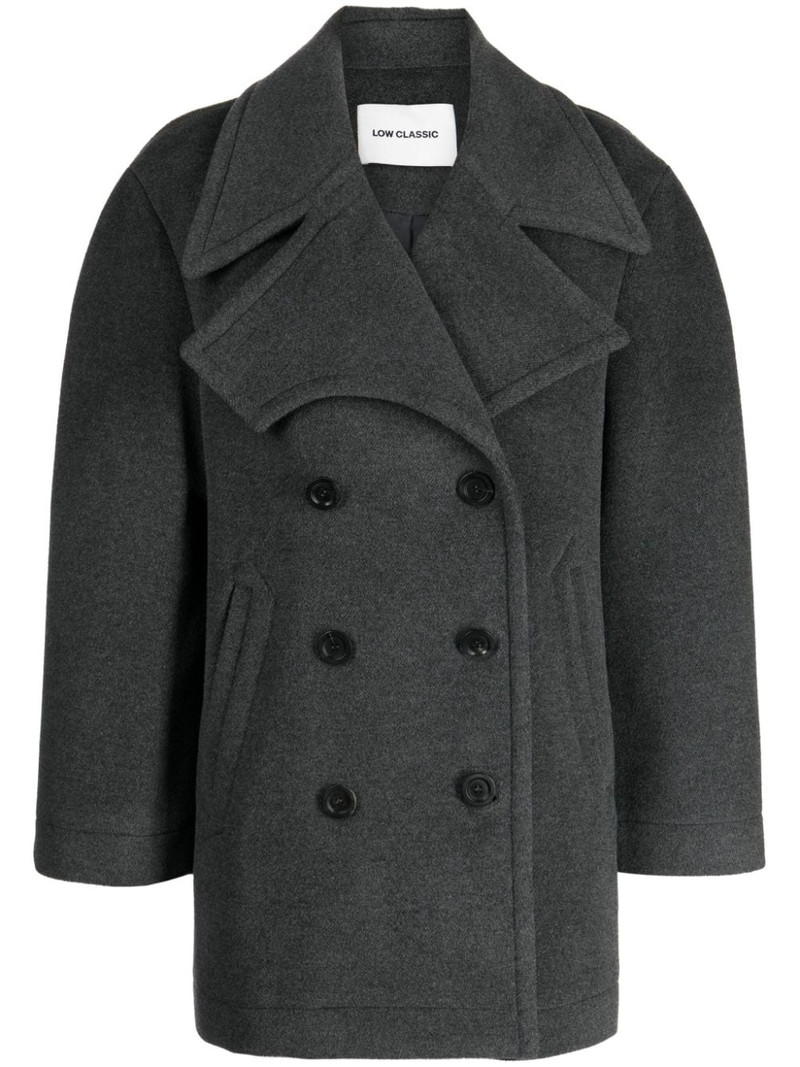 notched-lapels double-breasted coat 1