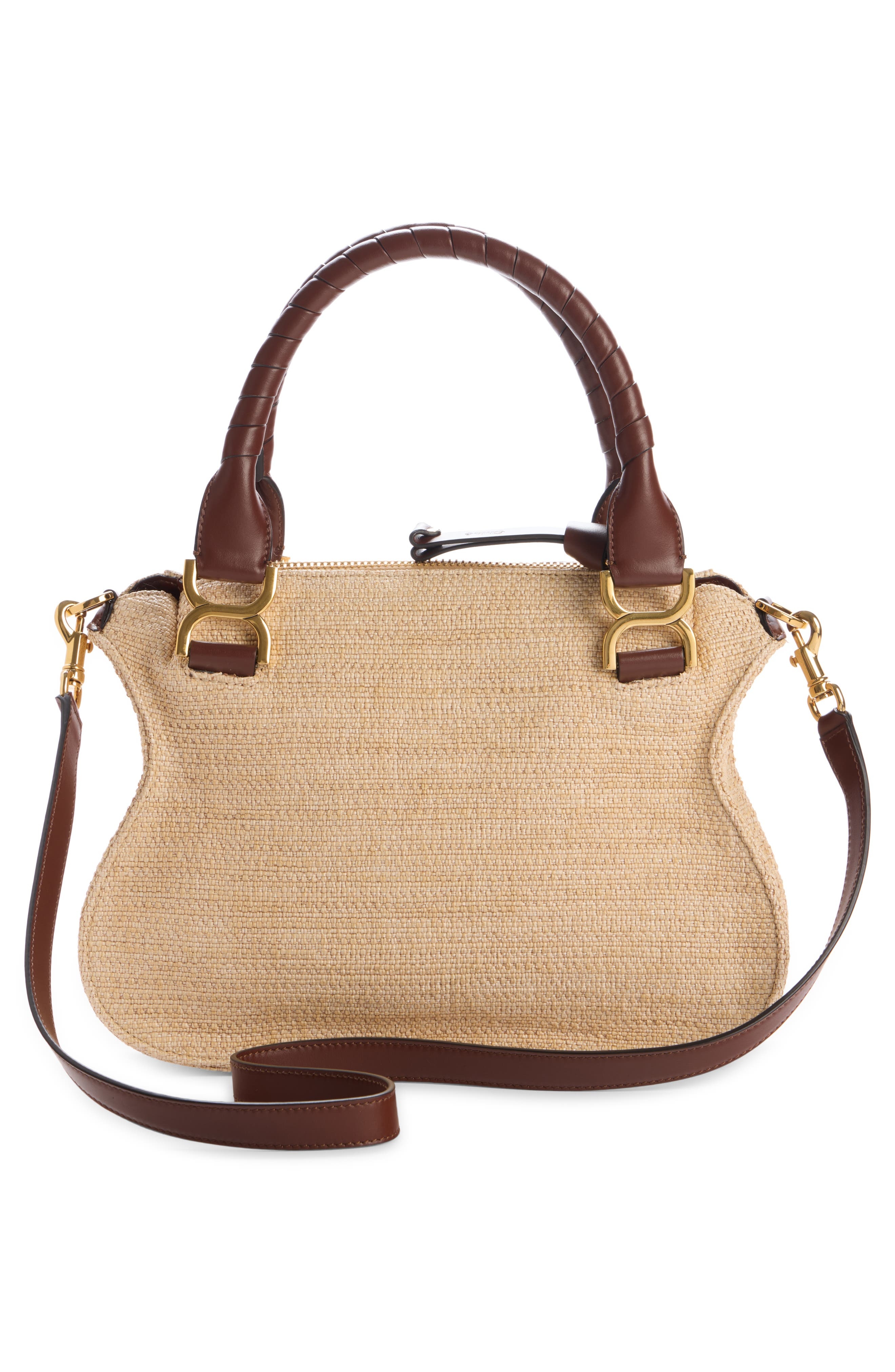 Chloé Marcie Woven Satchel in Hot Sand at Nordstrom - 4