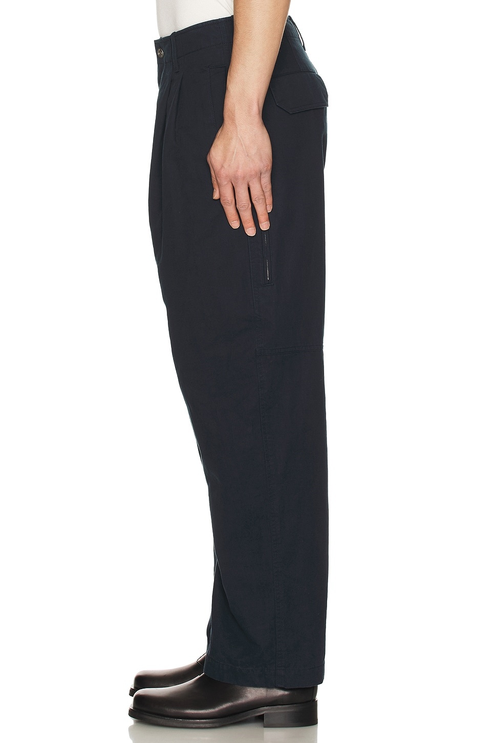 Curved Two Tuck Pants - 5