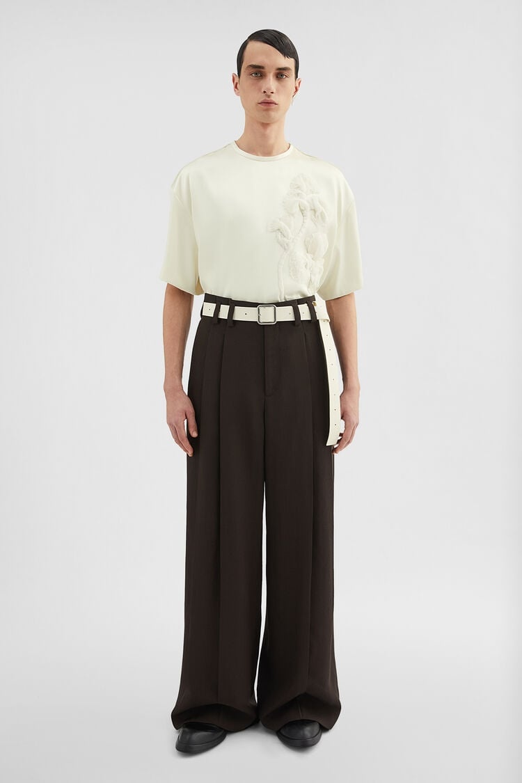 Silk Blend Trousers - 2