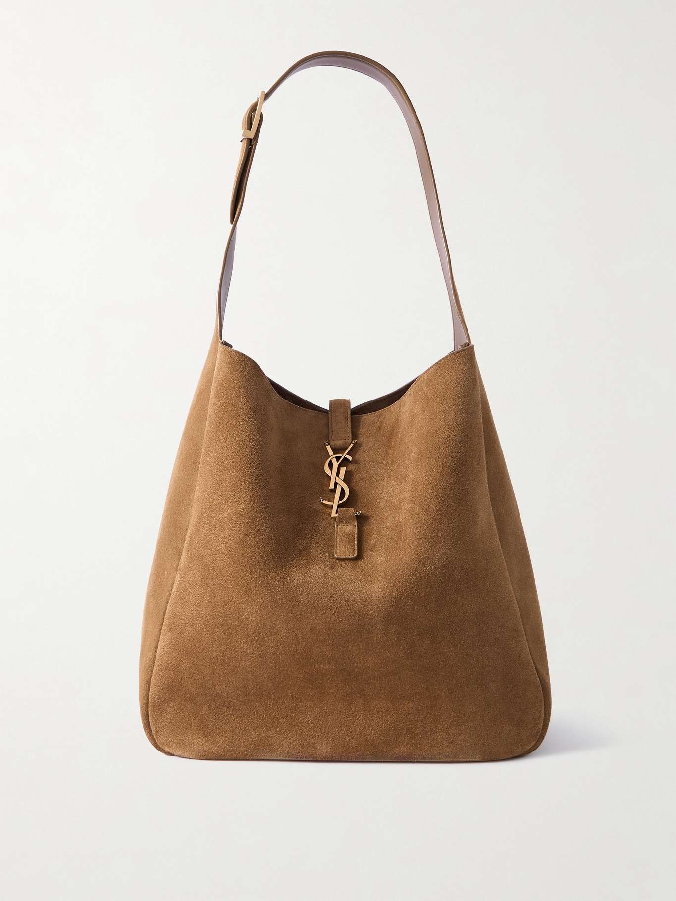 Le 5 à 7 Supple large suede shoulder bag - 1