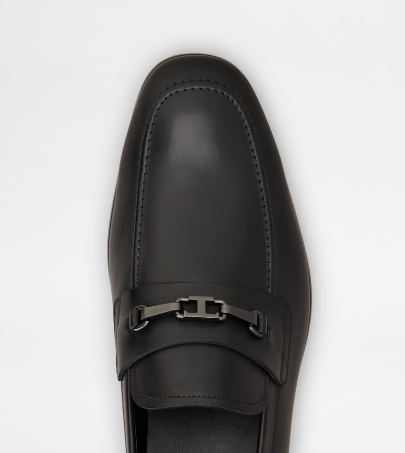 LOAFERS IN LEATHER - BLACK 5