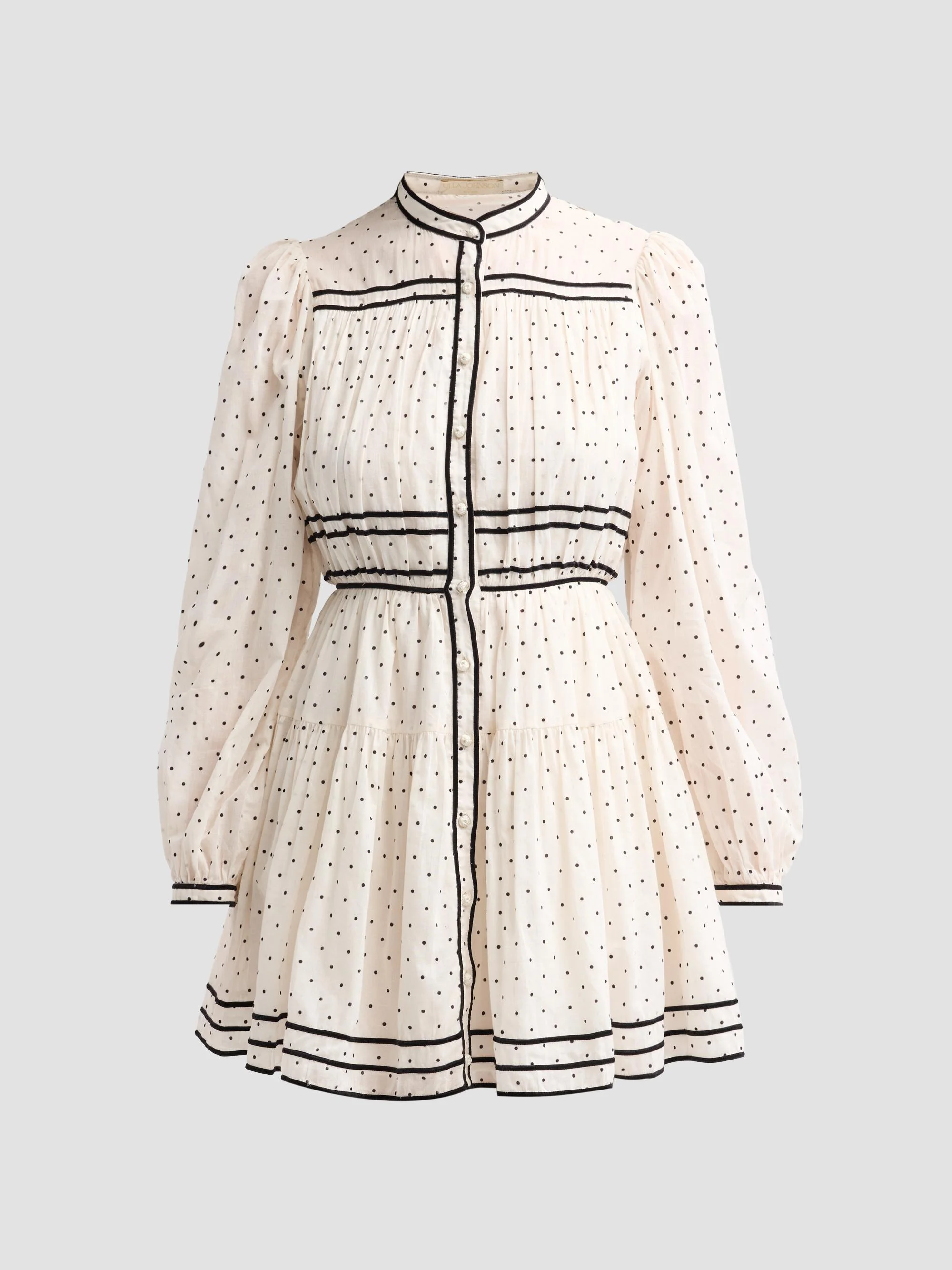 Women's Lumi Cotton Mini Dress - Blanc - 1
