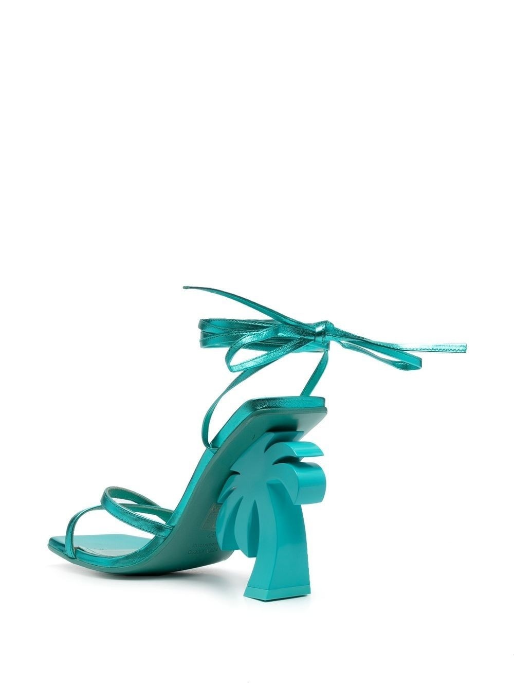 Palm Beach 95mm leather sandals - 3