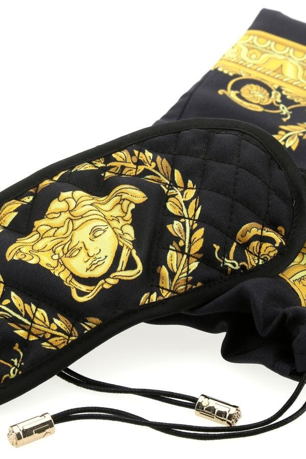 【関税&送料込】Versace Printed Silk Eye Mask VERSACE Printed silk eye mask | gebnegozionline | REVERSIBLE
