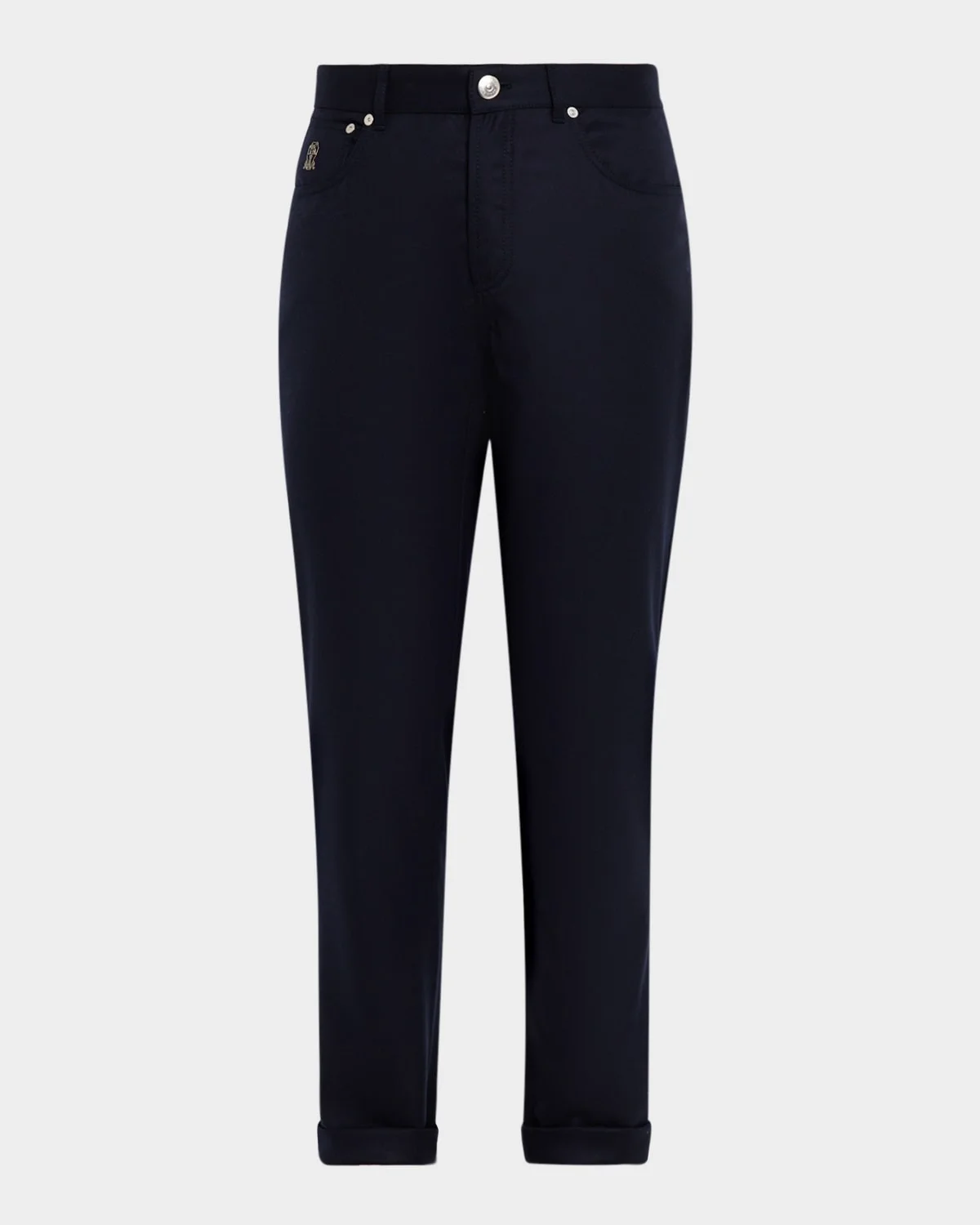 Men's Wool Flannel Five-Pocket Pants - 1